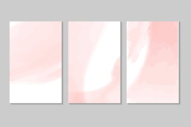 Bahar düğünü davetiye şablonu koleksiyonu. Açık yeşil ya da suluboya ıslak doku. Sıvı boya..