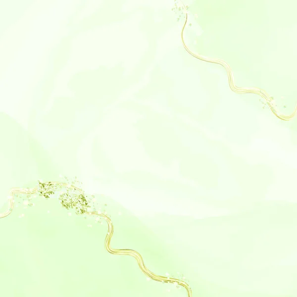 Мраморная Поверхность Зеленый Акварельный Фон Распылителями Пятнами — стоковый вектор
