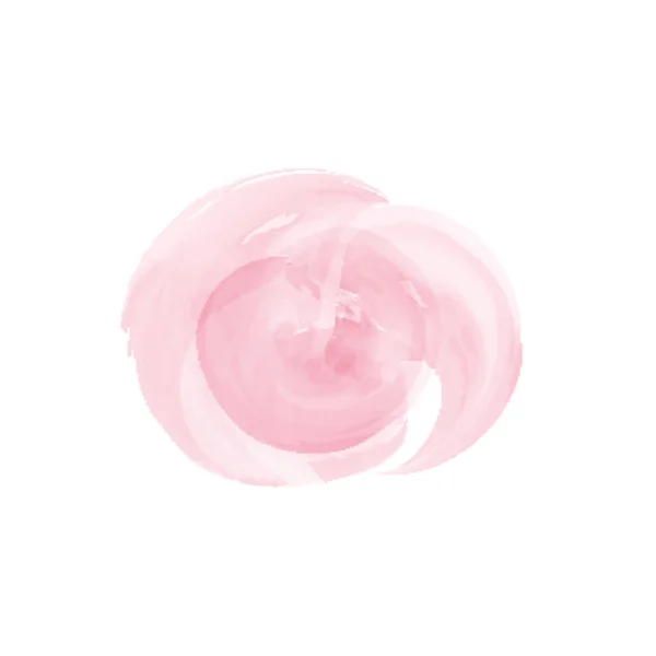 Blush Fluid Painting Abstract Pink Apricot Watercolorspot Splash Spring Wedding — Stockvektor