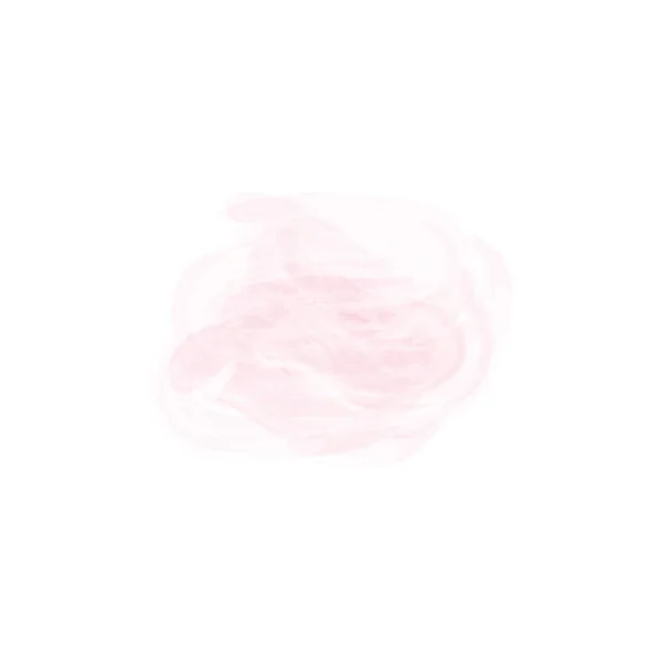 Blush Fluid Painting Abstract Pink Apricot Watercolorspot Splash Spring Wedding — Stock vektor