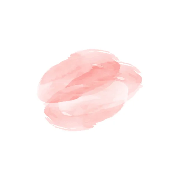 Rumień Obraz Płynu Streszczenie Różowy Lub Moreli Watercolorspot Lub Plusk — Wektor stockowy