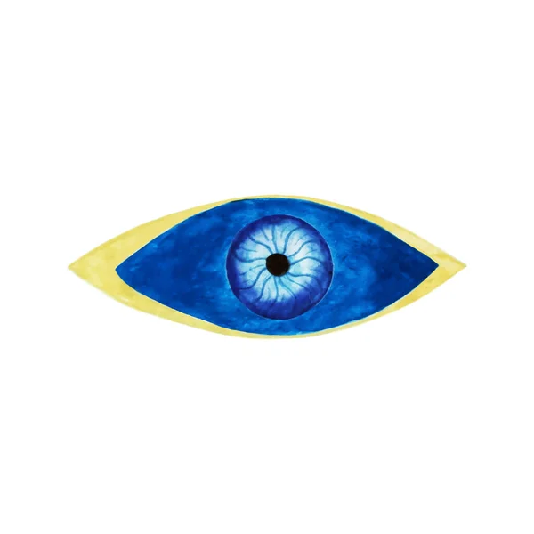 Modern Amulet Design Hamsa Eye Karma Magical Witchcraft Symbol Evil — Stockfoto