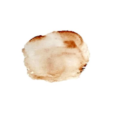 Kızarık sıvı boya. Alkol mürekkebi. Soyut kahverengi suluboya lekesi..