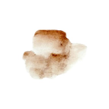 Kızarık sıvı boya. Alkol mürekkebi. Soyut kahverengi suluboya lekesi..