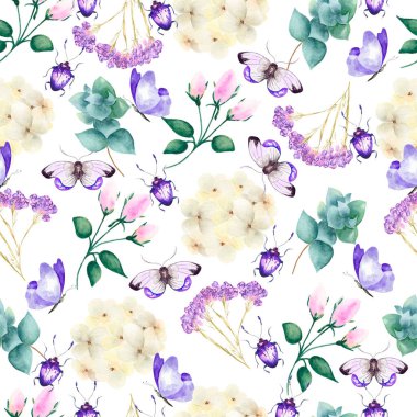 El çizimi suluboya hatların kusursuz deseni. Karışık medya sanatı.