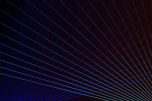 Laserfelt Kryssende Strålende Laserstråler Mørk Bakgrunn Art Design Lysstråle – stockvektor