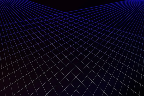 Laserfelt Kryssende Strålende Laserstråler Mørk Bakgrunn Art Design Lysstråle – stockvektor
