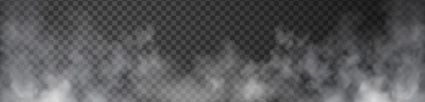 Реалистичный Вектор Изолирован Прозрачном Фоне Пылевое Облако Частицами Грязи Сигаретного — стоковый вектор