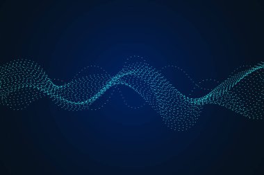 Sanat tasarımı ışık saçıyor. Lazer alanı. Karanlık arka planda ışıldayan lazer ışınları kesişiyor..