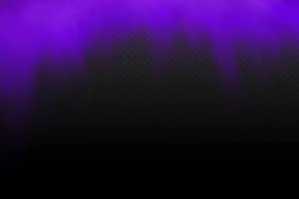 Фіолетовий Отруйний Газ Пил Дим Реалістичний Страшний Містичний Фіолетовий Туман — стоковий вектор