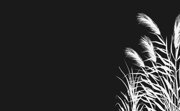 Изолированный Векторный Рисунок Изображение Белой Трости Пули Черном Фоне — стоковый вектор