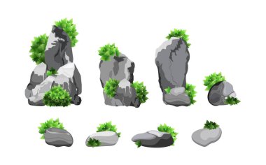Kıyı çakıl taşları, çakıl taşları, çakıl taşları, mineraller ve jeolojik oluşumlar. Çeşitli şekil ve bitkilerden taşlar koleksiyonu. Kaya parçaları, kaya parçaları ve yapı malzemeleri..