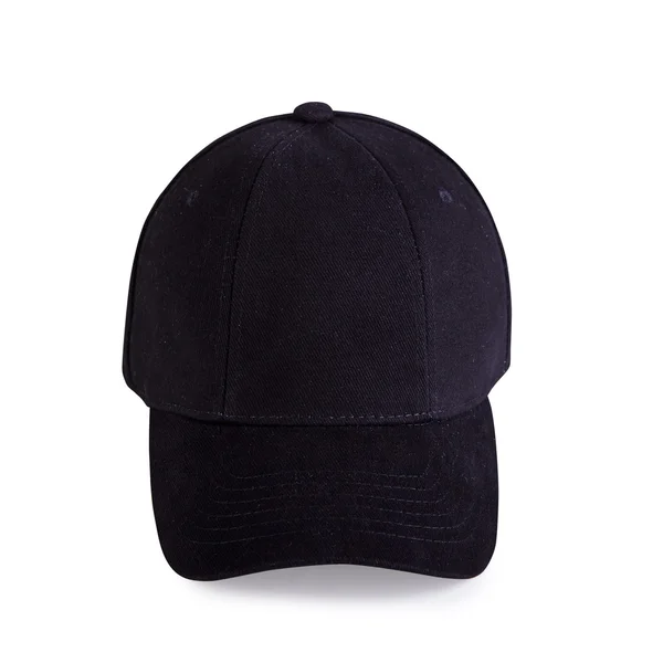 Black baseball cap — Stock Photo, Image