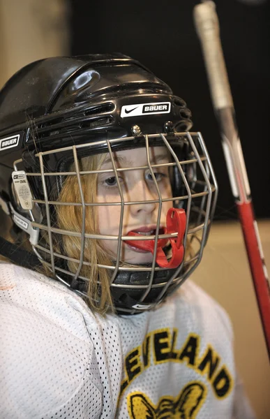 Hockey su ghiaccio Peewee — Foto Stock