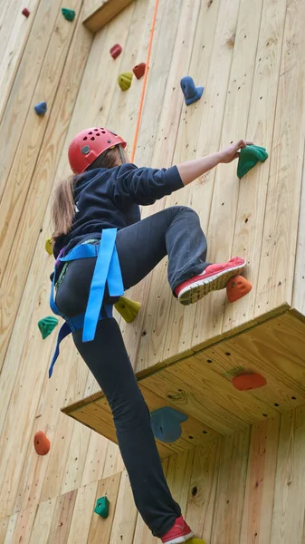 Camp Hiram House Programme Formation Équipe Élément Mur Escalade — Photo