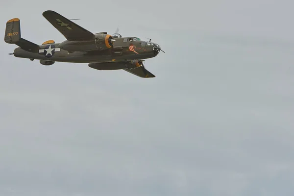 Cleveland Air Show September 2022 Mitchell Bomber Aus Dem Zweiten — Stockfoto