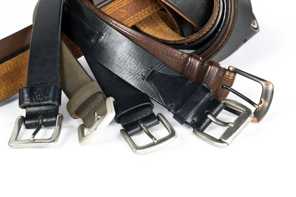 Mens Belts — Stock Photo, Image