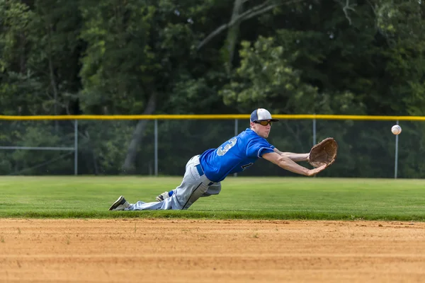 Giocatore di baseball adolescente — Foto Stock