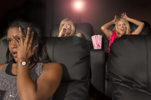 People Watching A Movie — Stock Photo, Image