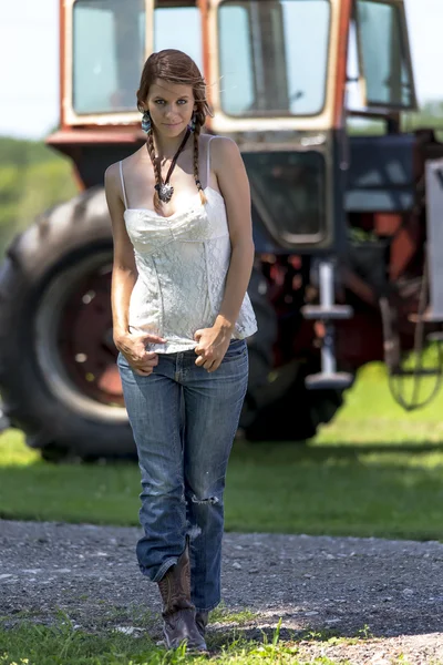 Farmers Daughter — Stock Photo, Image