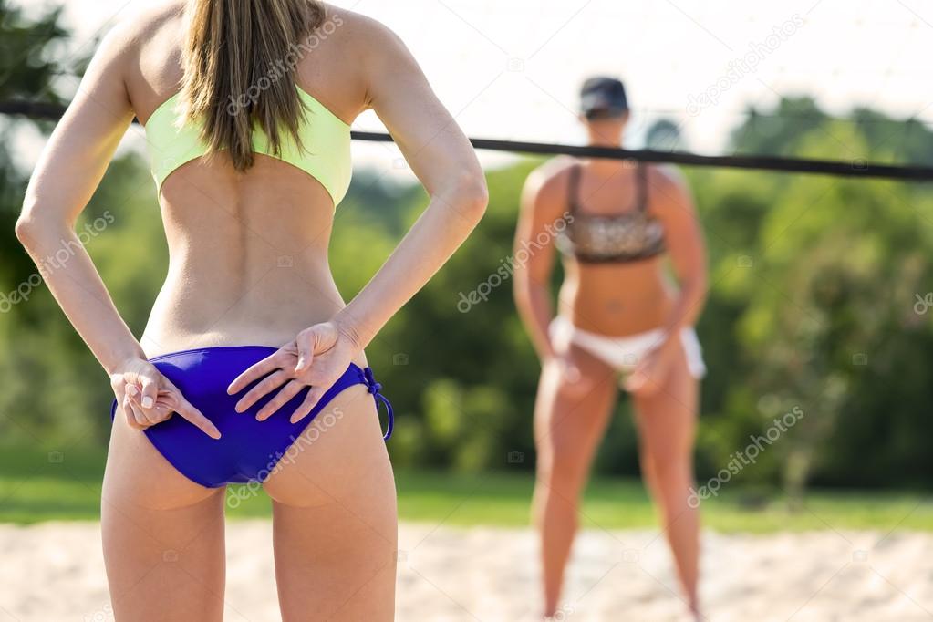 Female Beach Volleyball Players
