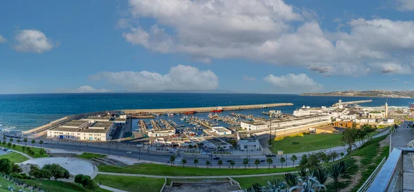 Vue Panoramique Nouveau Port Peche Tanger Maroc — Photo