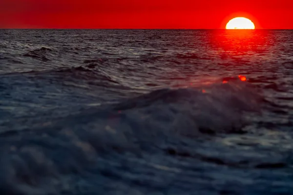 Sol Nasce Oceano Pacífico Baja California — Fotografia de Stock