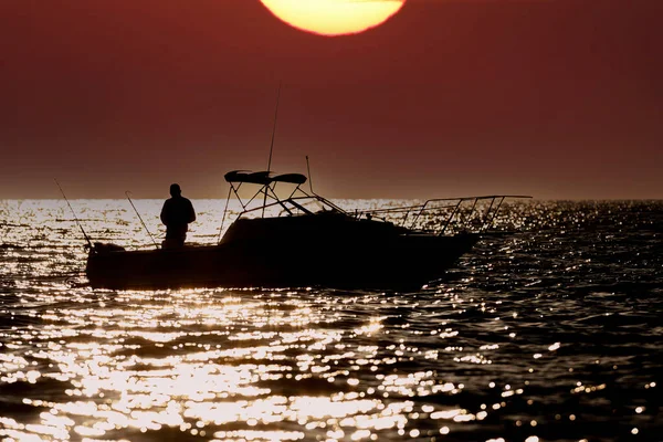 Рыбалка Мексиканского Побережья Время Отпуска — стоковое фото