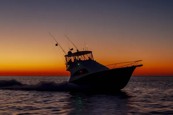 Pesca Frente Costa Mexicana Durante Sus Vacaciones — Foto de Stock