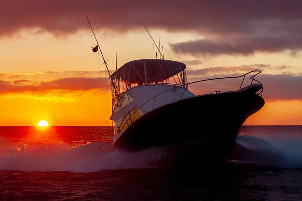 Pesca Frente Costa Mexicana Durante Sus Vacaciones — Foto de Stock