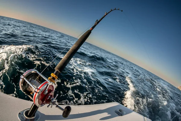 Rybaření Mexického Pobřeží Zatímco Dovolené — Stock fotografie
