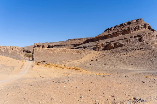 Gara Medouar Más Néven Jebel Mudawwar Gara Mdouar Vagy Mdoura — Stock Fotó