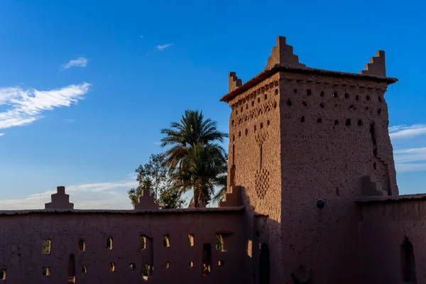 Kasbah Amridil Είναι Μια Ιστορική Οχυρωμένη Κατοικία Kasbah Στην Όαση — Φωτογραφία Αρχείου