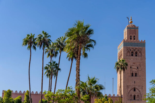 The Kutubiyya Mosque is the largest mosque in Marrakesh, Morocco. Located in the southwest medina quarter of Marrakesh, near the famous public place of Jemaa el-Fna.