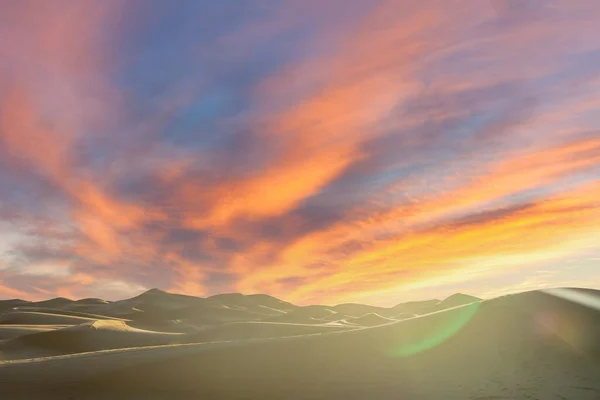 Sanddünen Der Großen Sahara Marokko — Stockfoto