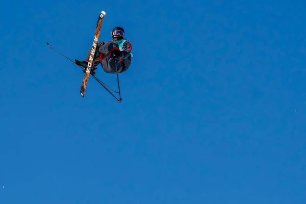 Olivia Asselin Can 2022 Pekin Kış Olimpiyatları Sırasında Pekin Deki — Stok fotoğraf