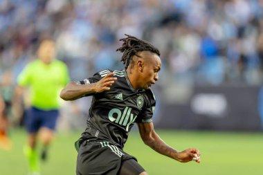 Charlotte FC Forward YORDI REYNA Chiclayo, Peru FC Cincinnati 'ye karşı Charlotte, Kuzey Carolina' daki Bank of America Stadyumu 'nda oynuyor. Charlotte FC düzenlemelerde konuk FC Cincinnati 'yi 2-0 yendi..