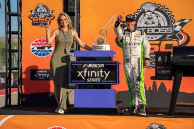 26 Mart 2022 - Austin, TX, ABD: A J Allmendinger Austin, TX 'teki Circuit of The Americas' ta Pit Boss 250 'yi kazandı.