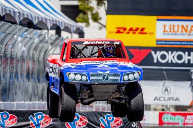 Long Beach sokakları, Long Beach, Kaliforniya, ABD 'deki NTT INDYCAR SERIES Acura Grand Prix' ine ev sahipliği yapmaktadır..