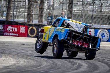 Long Beach sokakları, Long Beach, Kaliforniya, ABD 'deki NTT INDYCAR SERIES Acura Grand Prix' ine ev sahipliği yapmaktadır..