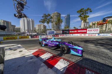 Long Beach sokakları, Long Beach, Kaliforniya, ABD 'deki NTT INDYCAR SERIES Acura Grand Prix' ine ev sahipliği yapmaktadır..