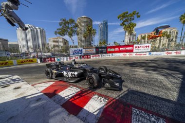 Long Beach sokakları, Long Beach, Kaliforniya, ABD 'deki NTT INDYCAR SERIES Acura Grand Prix' ine ev sahipliği yapmaktadır..