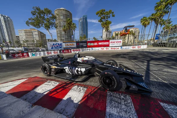 Las Calles Long Beach Acogen Ntt Indycar Series Acura Grand —  Fotos de Stock