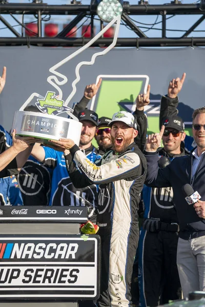 Ross Chastain Celebrates His Win Echo Park Automotive Grand Prix — Stock Photo, Image