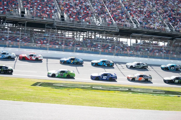 Allmendinger Tävlingar För Position För Pro 300 Talladega Superspeedway Lincoln — Stockfoto