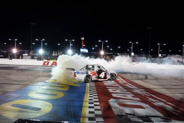 John Hunter Nemechek wins the Dead on Tools 200 at Darlington Raceway in Darlington, SC.