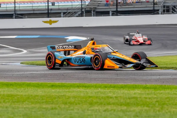 Felix Rosenqvist Indianapolis Indiana Daki Indianapolis Motor Yarış Pisti Ndeki — Stok fotoğraf
