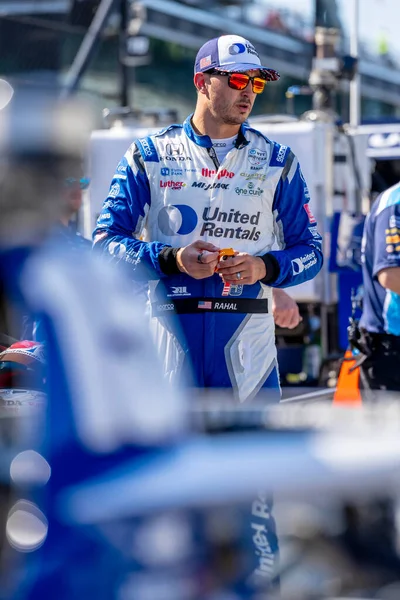 17 Mayıs 2022 - Indianapolis, Indiana, ABD: GRAHAM RAHAL (15) Indianapolis 500 için Indianapolis Indiana 'da antrenman yapmaya hazırlanıyor.