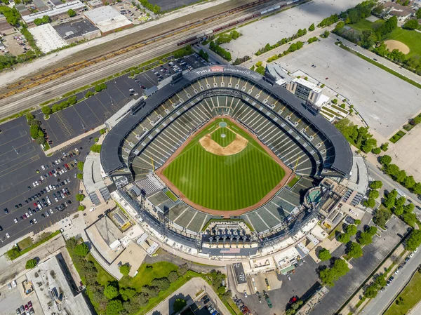Garantili Rate Field Chicago Illinois Güneyinde Bulunan Bir Beyzbol Ligi — Stok fotoğraf
