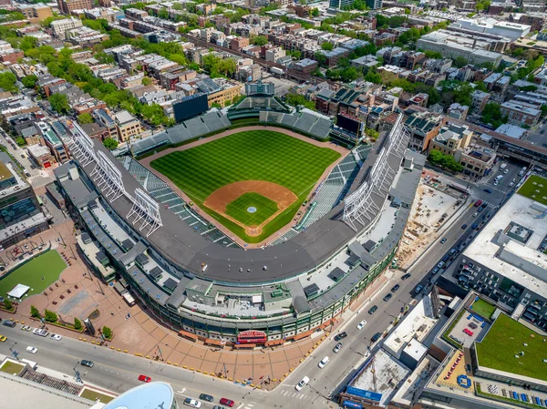 Aerial View Guaranteed Rate Field Major League Baseball Stadium Chicago — Stockfoto